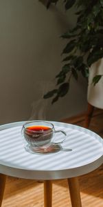 Coupe,Thé,Une Tasse,Table,Chambre,Divers,Tableau,Intérieur