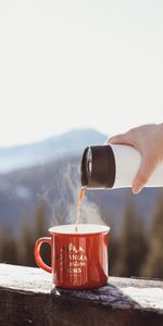 Miscellanea,Miscellaneous,Thermos,Mug,Hand,Cup,Tea