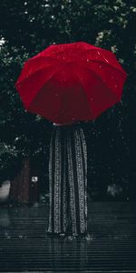 Miscellanea,Miscellaneous,Umbrella,Rain,Girl