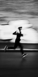 Miscellanea,Outlines,Bw,Speed,Run,Running,Athlete,Miscellaneous,Chb,Sportsman