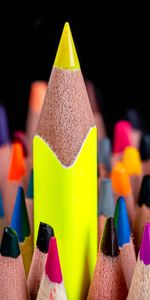 Crayon,Les Crayons,Divers,Multicolore,Hétéroclite,Crayons,Macro