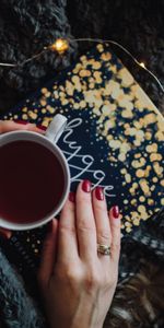 Miscellanea,Rest,Book,Manicure,Relaxation,Hands,Miscellaneous,Tea