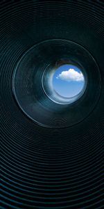 Miscellanea,Ribbed,Pipe,Trumpet,Cloud,Surface,Miscellaneous