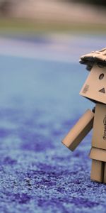 Flâner,Danbo,Promenade,Robot En Carton,Chapeau,Divers