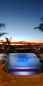 Miscellaneous,Evening,Comfort,Coziness,Palms,Miscellanea,Pool