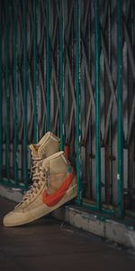 Miscellaneous,Sneakers,Fence,Footwear,Miscellanea