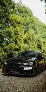 Mitsubishi Lancer Evolution,Front View,Mitsubishi,Cars