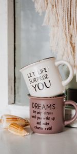 Motivation,Words,Mugs,Phrases,Shells