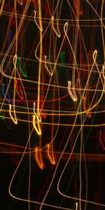 Motley,Abstract,Multicolored,Lines,Neon