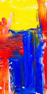 Motley,Smears,Strokes,Linen,Abstract,Paint,Contemporary Art,Modern Art,Multicolored,Canvas