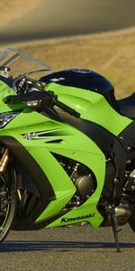 Dans Le Soleil,Au Soleil,Ninja De Kawasaki,Kawasaki,Moto