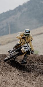 Motorcycles,Helmet,Mud,Dirt,Trick,Motorcyclist