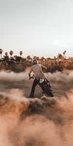 Motorcycles,Motorcycle,Dust,Motorcyclist,Drift