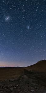 Montagne,Constellation,Sable,Désert,Sky,Nuit,Nature