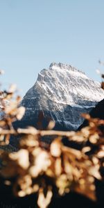 Mountain,Top,Branch,Snowbound,Snow Covered,Nature,Vertex,Landscape