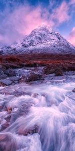 Mountain,Vertex,Top,Flow,Nature,Rivers,Scotland,Landscape