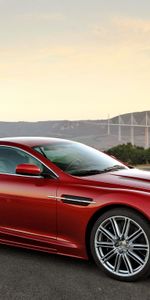 Montañas,Perfil,Dbs,2008,Aston Martin,Coches,Vista Lateral,Deportes