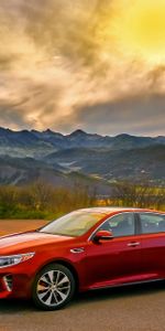 Mountains,Cars,Optima,Side View,Kia