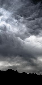 Naturaleza,Montañas,Crepúsculo,Nubes,Oscuro,Oscuridad,Tormenta