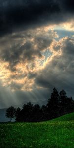 Paisaje,Montañas,Nubes