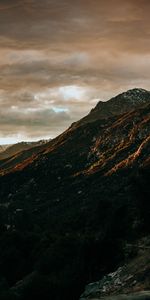 Mountains,Clouds,Landscape,Nature,Sunset