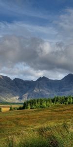 Naturaleza,Montañas,Nubes,Claro,Polyana,Árboles,Vértice,Tops