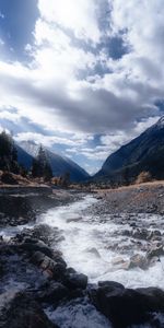 Mountains,Creek,Brook,Rivers,Landscape,Nature