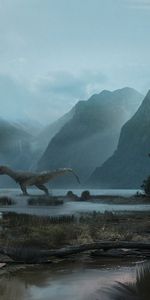 Dinosaure,Montagnes,Art