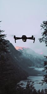 Mountains,Dusk,Quadcopter,Drone,Twilight,Landscape,Technologies,Technology