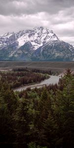 Mountains,Forest,Landscape,Rivers,Valley,Nature