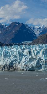 Mountains,Ice Floes,Alaska,Nature,Ice