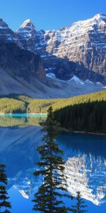 Mountains,Lake,Conifers,Coniferous,Cool,Shadows,Azure,Coolness,Nature,Forest