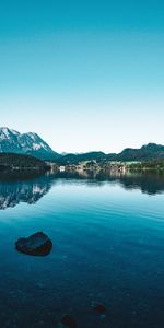 Mountains,Lake,Reflection,Nature,Stones,Landscape