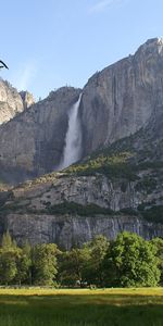 Горы,Пейзаж,Водопады