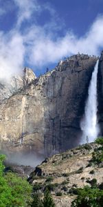 Mountains,Landscape,Waterfalls