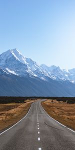 Mountains,Road,Markup,Mountain Cook,Mount Cook,Nature,New Zealand