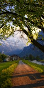 Mountains,Roads,Landscape