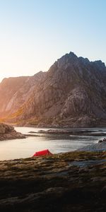 Naturaleza,Montañas,Las Rocas,Rocas,Lago,Tienda,Cámping,Camping