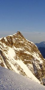 Mountains,Rocks,Peak,Height,Cover,Nature,Snow,Silence