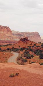 Mountains,Rocks,Road,Sinuous,Winding,Nature,Canyon