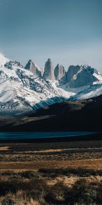 Mountains,Rocks,Snow Covered,Snowbound,Nature,Landscape