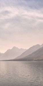 Mountains,Sea,Fog,Nature,Landscape