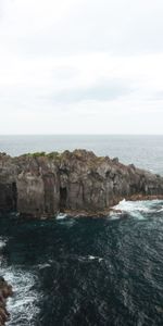 Montañas,Ondas,Paisaje,Mar