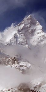 Mountains,Snow,Wind,Nature