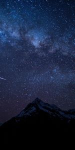 Nature,Nuit,Ciel Étoilé,Montagnes