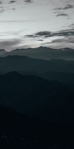 Mountains,Twilight,Fog,Dusk,Nature,Dark,Landscape