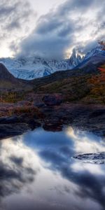 Mountains,Twilight,Lake,Reflection,Wood,Tree,Dusk,Nature,Mirror