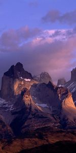 Naturaleza,Montañas,Altura,Chile,Andes,Cuernos Del Paine,Tops,Vértice