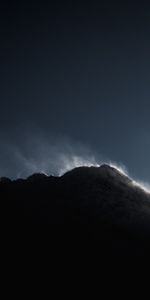 Mountains,Vertex,Top,Shadow,Enveloping,Nature,Dark,Fog