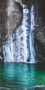 Montagnes,Lac,Cascade,Nature